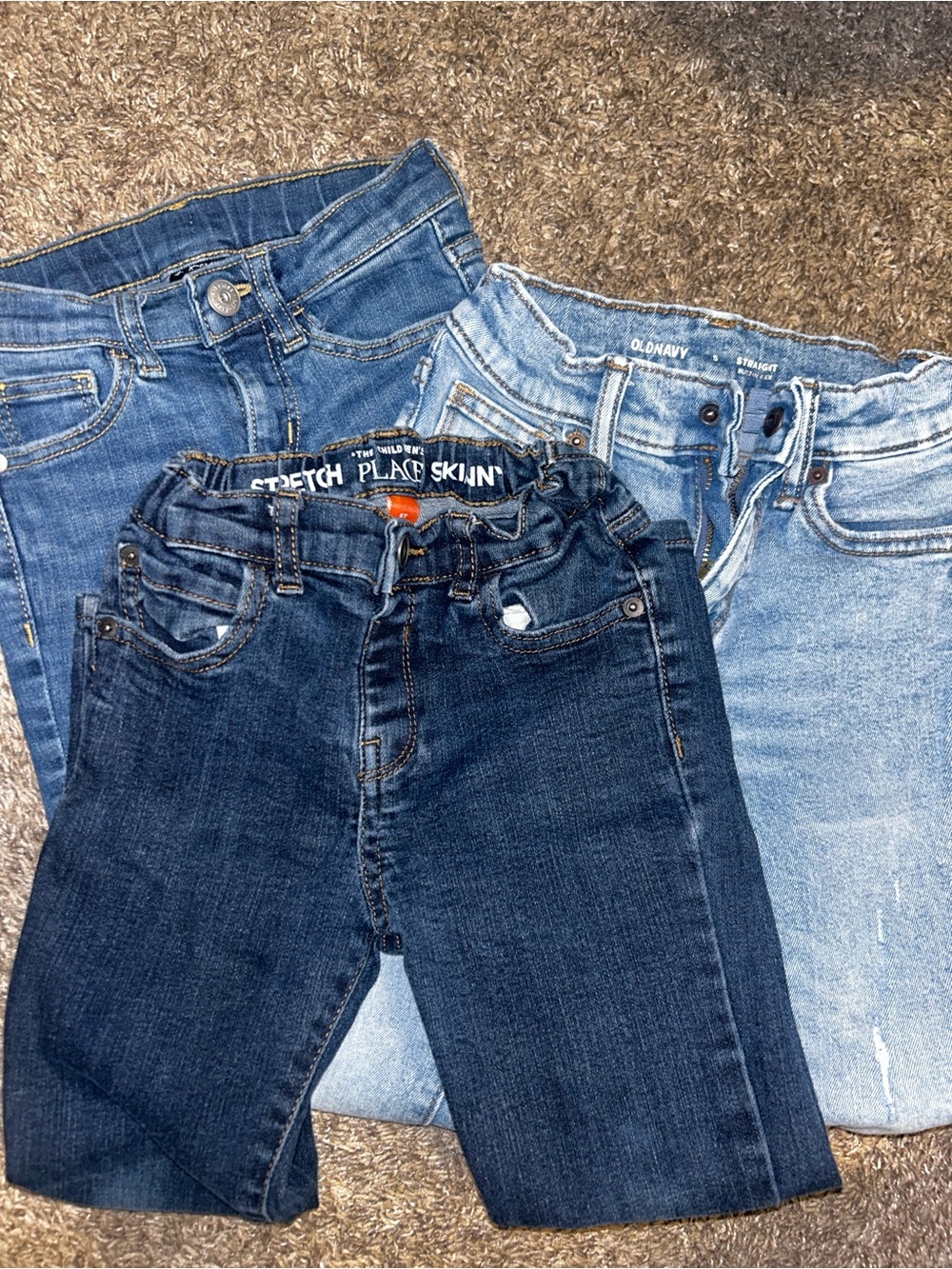 Old Navy & The Place Children's Dark Blue Stretch Jeans - Pack